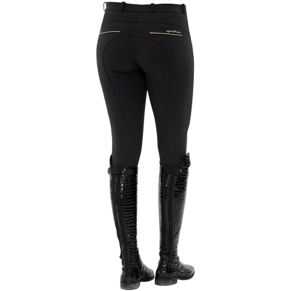 Spooks Annber Knee Grip  Breeches Black