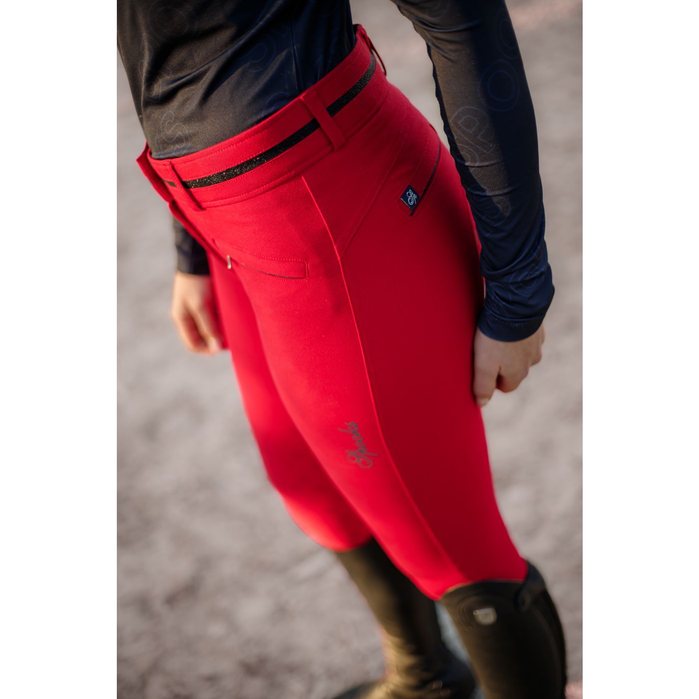 Spooks Sarina Full Grip Breeches Red – Tack 'n Togs at Midfeeds