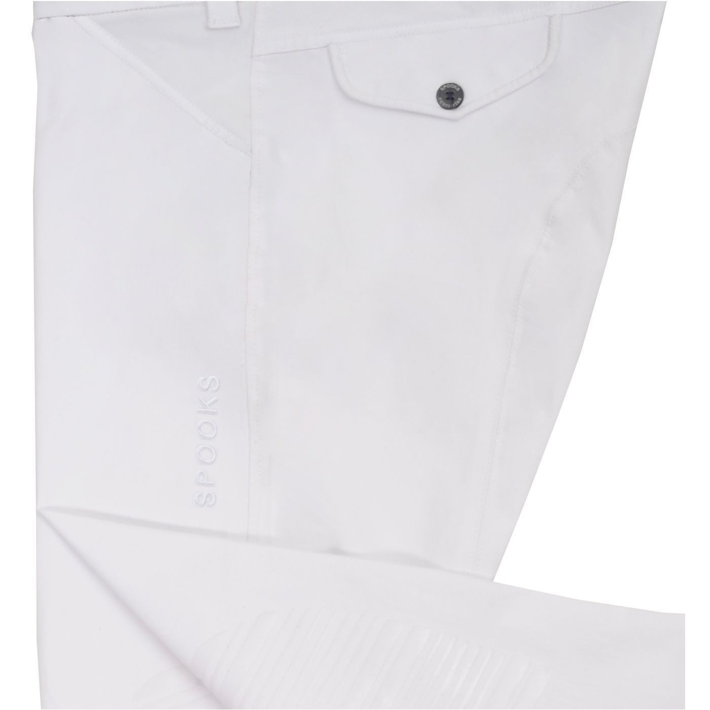 Spooks Men Breeches Knee Grip Johnas White