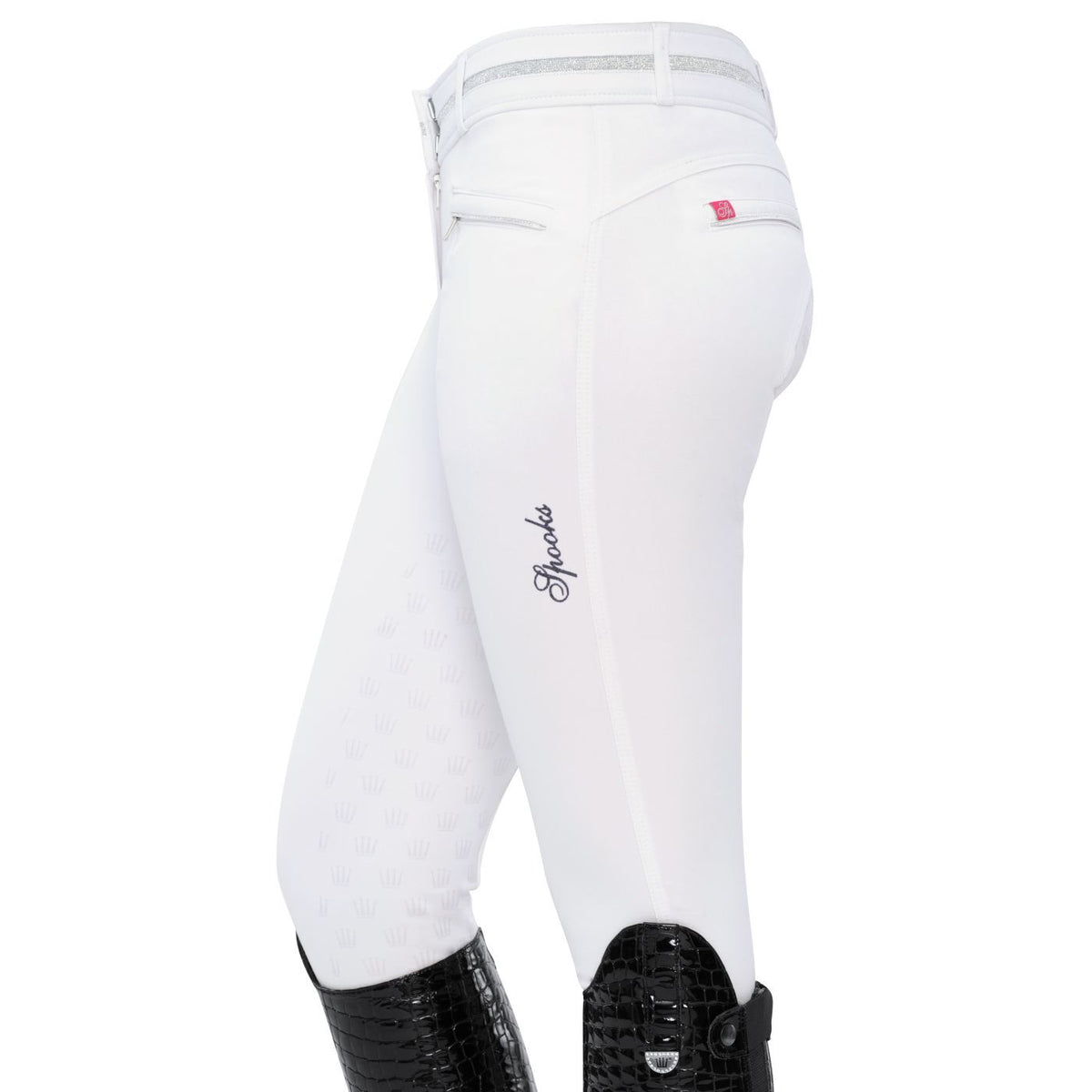 Spooks Sarina Full Grip Breeches White