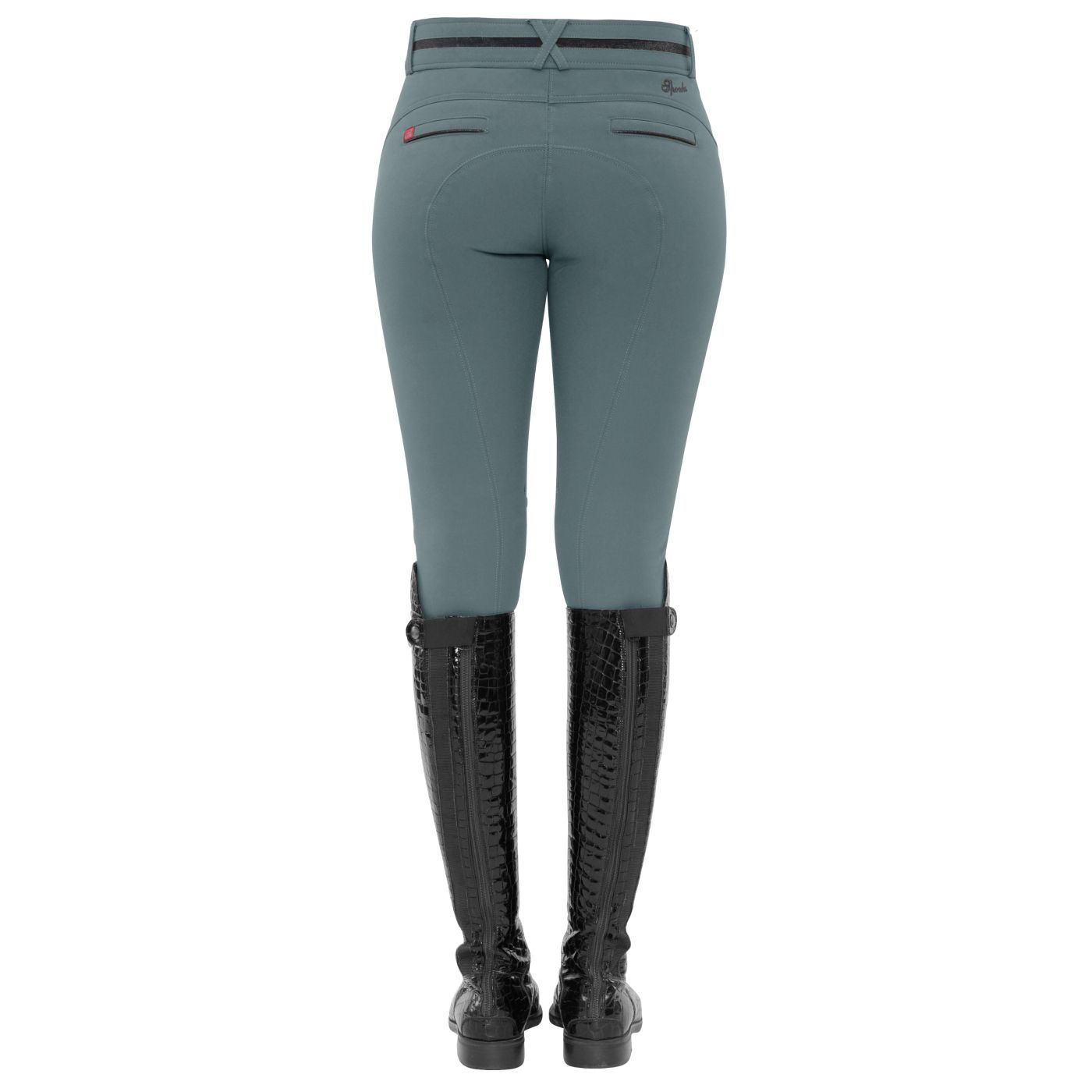 Spooks Sarina Knee Grip Breeches Dove  Blue