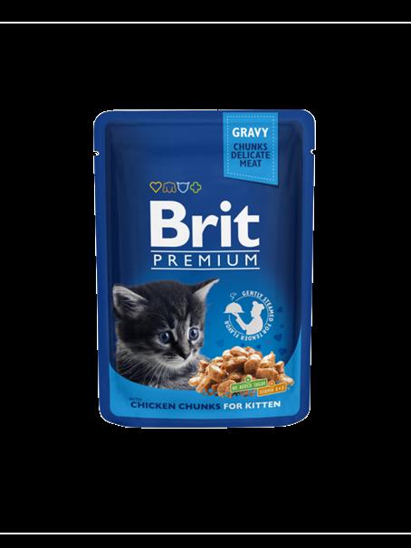 Brit Premium Cat Pouch Chic/Turkey 100g
