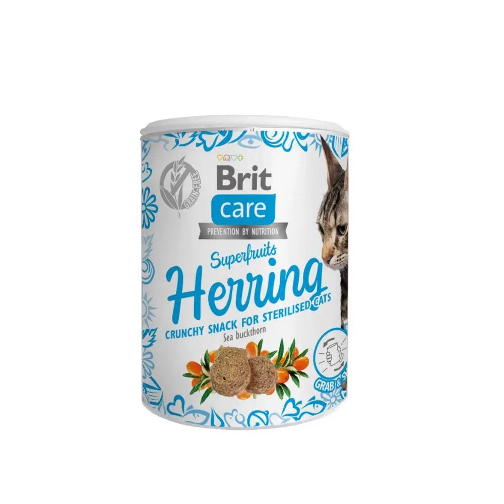 Brit Cat Superfruits/Herring Treats 100g