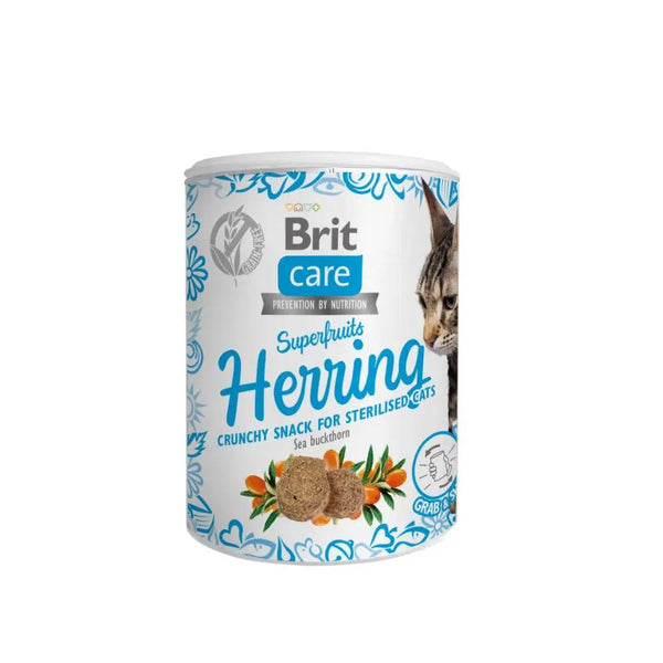 Brit Cat Superfruits/Herring Treats 100g