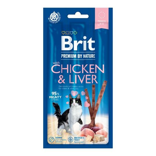 Brit Prem Cat Sticks Chic Liver 15g