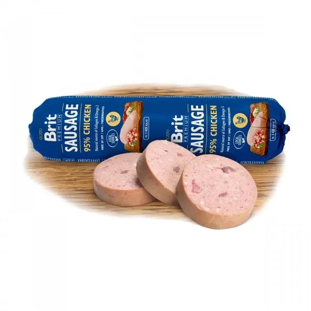 BRIT PREM DOG SAUSAGE CHICKEN 800G