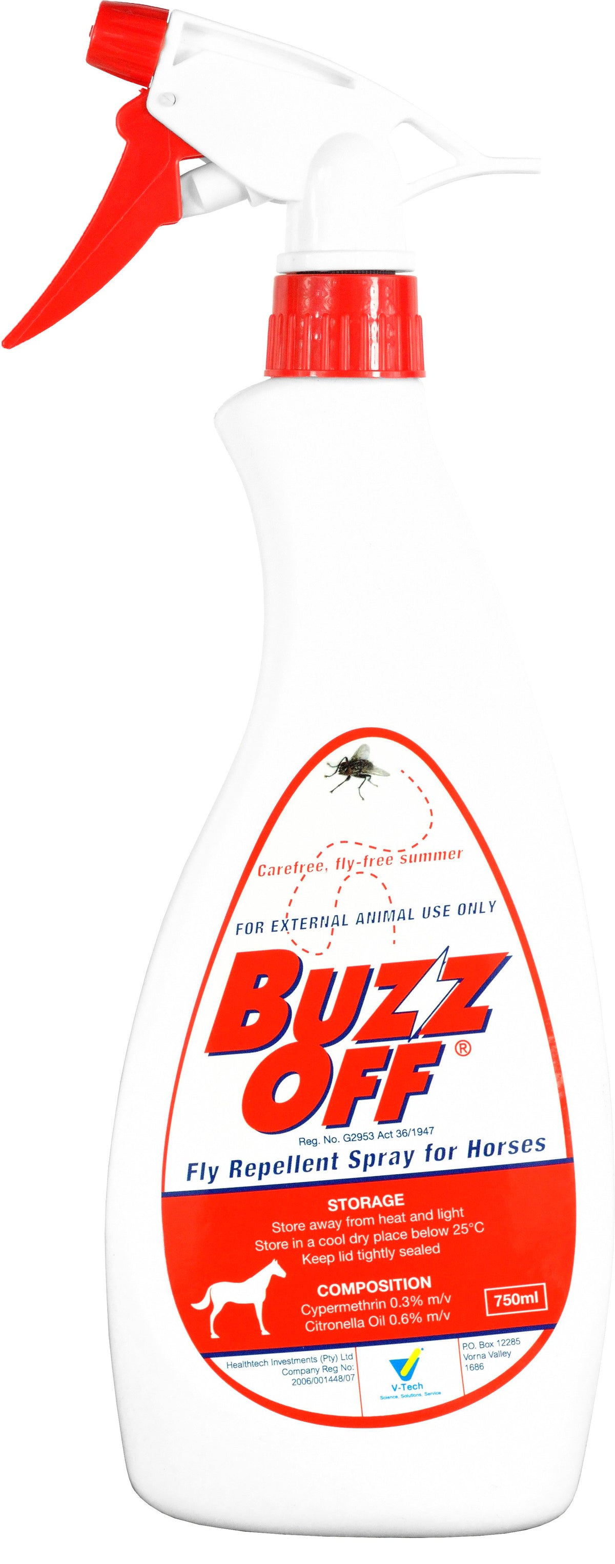 Buzz Off Spray 750Ml