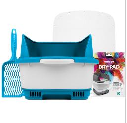 Cateco Odour Eliminating Litter Box Blue