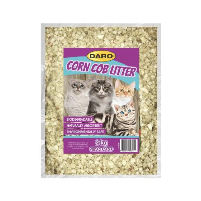Corn Cob Cat Litter For Cats 2kg