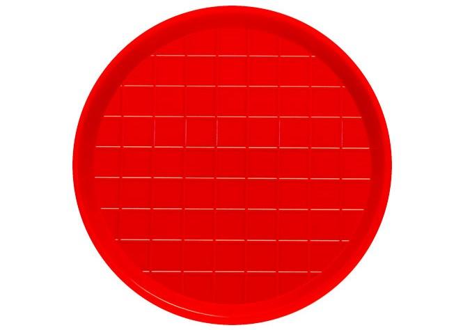 POLTEK FEEDER CHICK TRAY ROUND RED