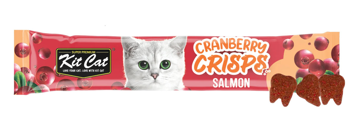 Kit Cat Salmon Cranberry Crisps Treats 20g