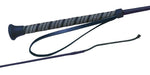 90Cm Black Dressage Whip Nylon Cover Fleck