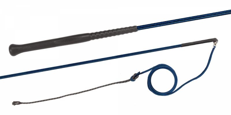 200Cm Lunging Whip Swivel Perlon Fleck