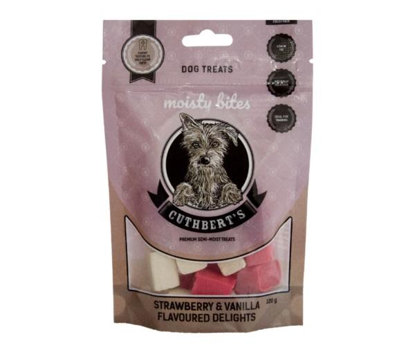 CUTHBERTS SEMI MOIST STRAWBERRY & VANILLA 120G