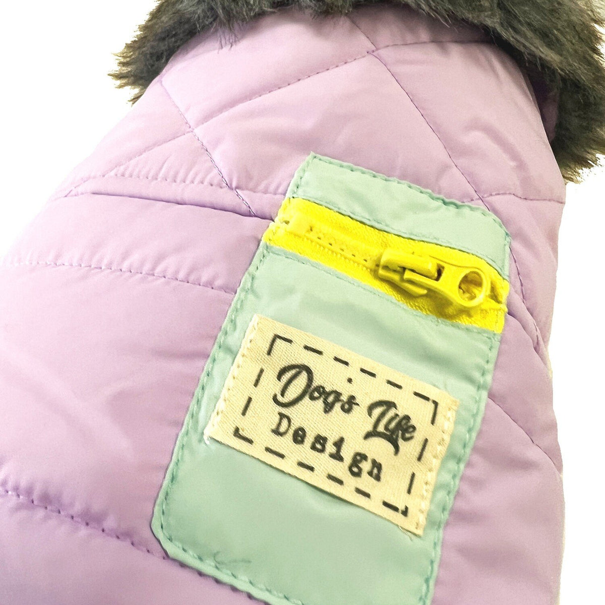 DOGS LIFE WINTER GILET PUFFER 3XL (PURPLE)