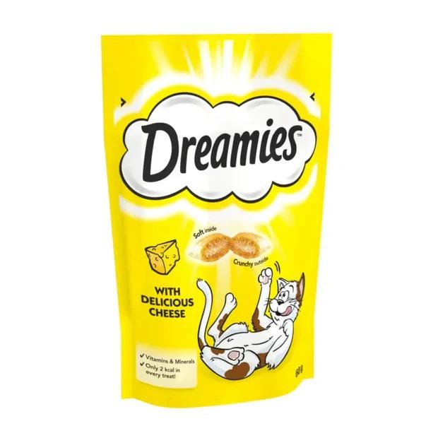 DREAMIES CAT TREATS CHEESE 60G
