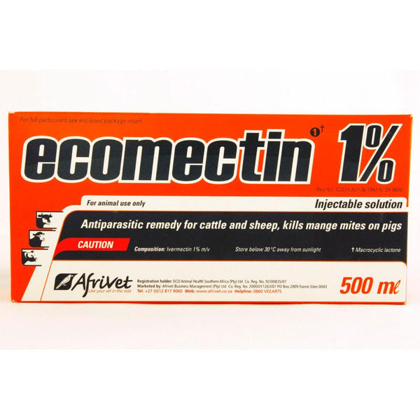 ECOMECTIN 1% INJECTABLE 50ML