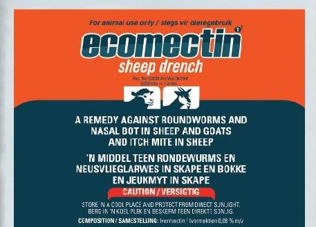 ECOMECTIN SHEEP DRENCH 1L