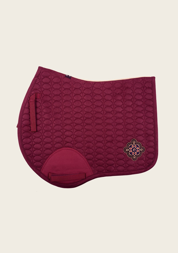 Espoir Allure Saddle Pad Plum