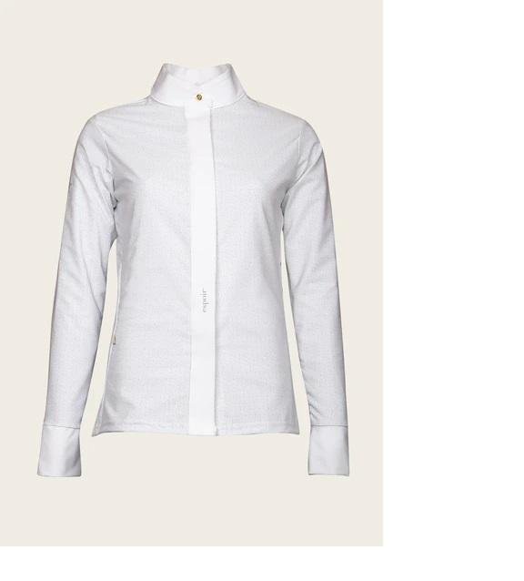Espoir Light Grey Formal Button UV Show Shirt