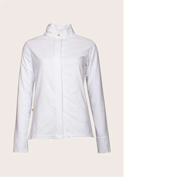 Espoir White Grand Prix Formal Button UV Show Shirt