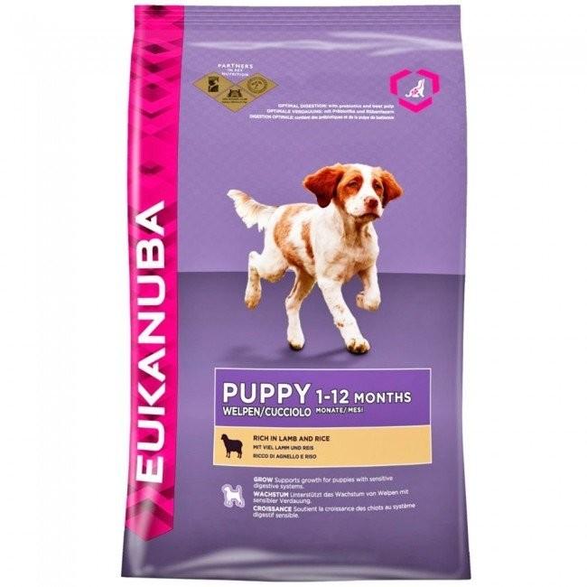 Eukanuba Puppy Small & Medium Breed Lamb & Rice 12kg