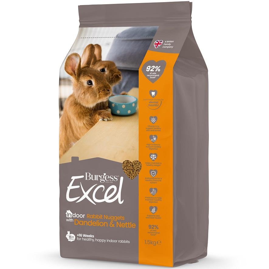 Excel Indoor Rabbit Nuggets W Dandelion & Nettle