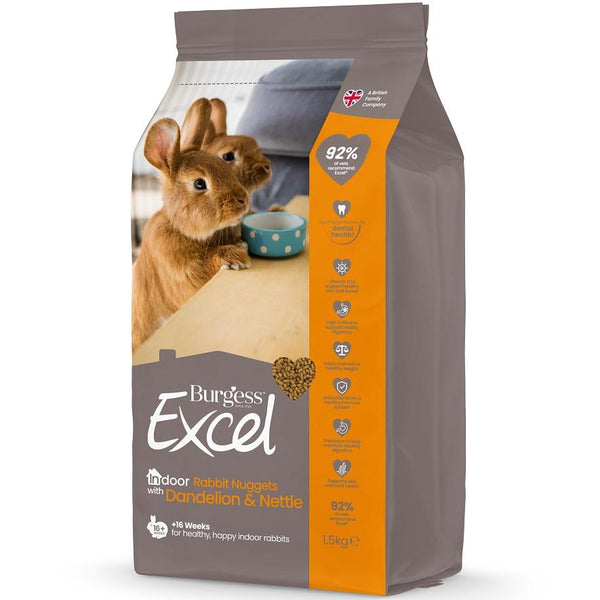 Excel Indoor Rabbit Nuggets W Dandelion & Nettle