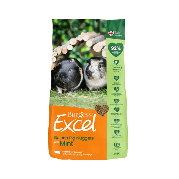 Burgess Excel Guinea Pig Nuggets 2Kg Oregano