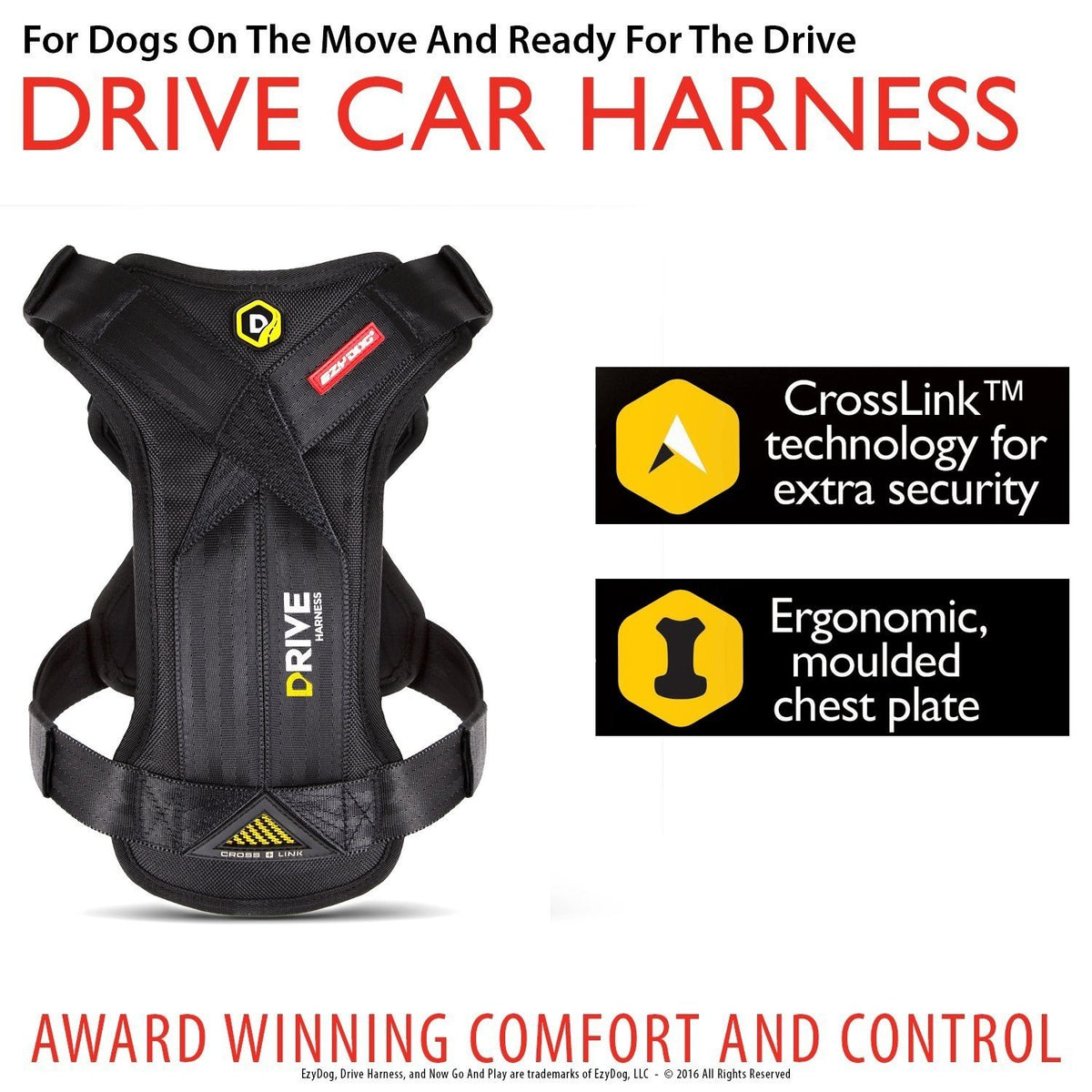Ezydog Drive Harness Medium