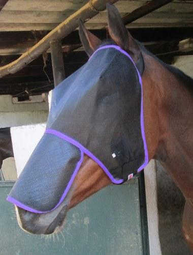 Fly Mask With Nose Flap