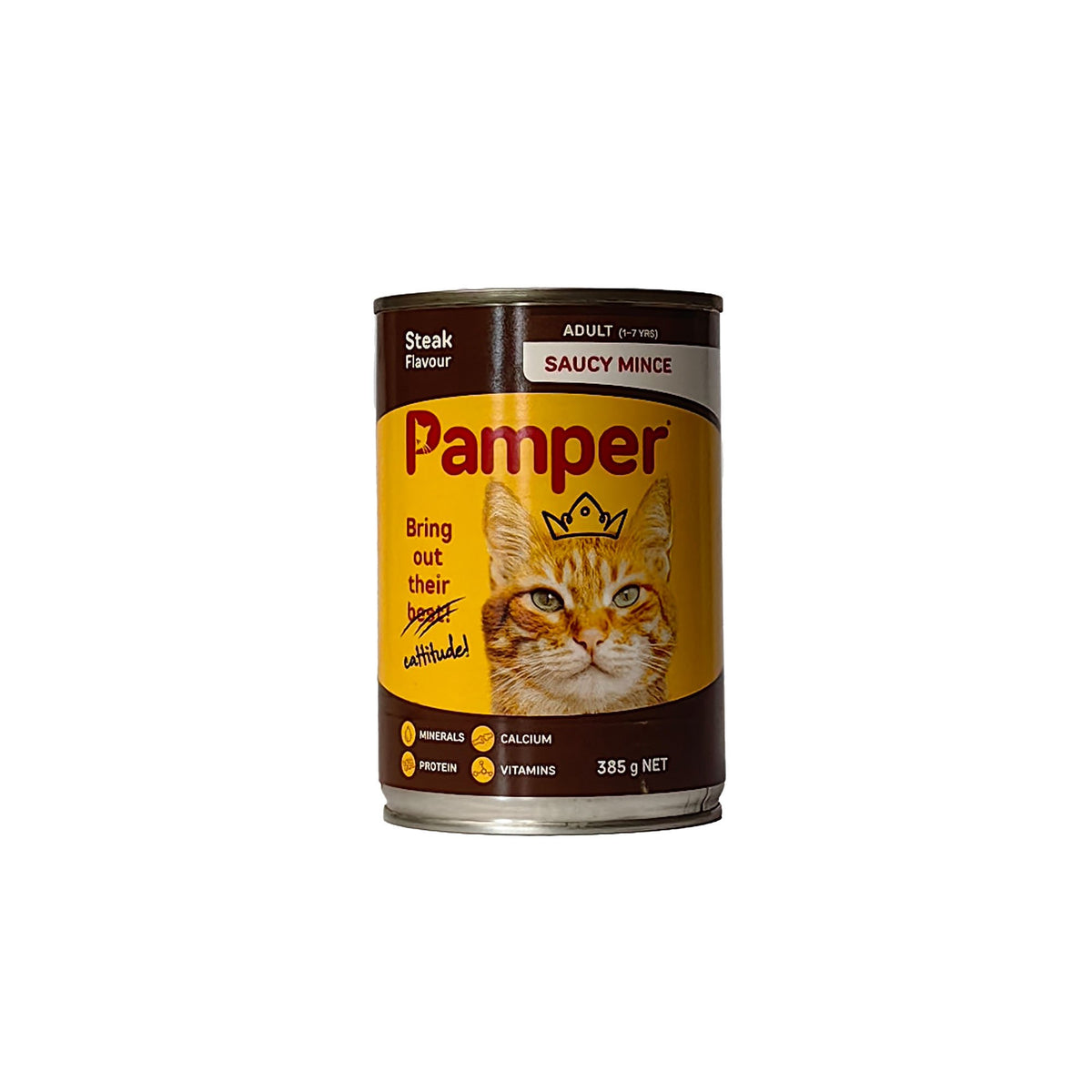 PAMPER TINS STEAK MINCE 385G