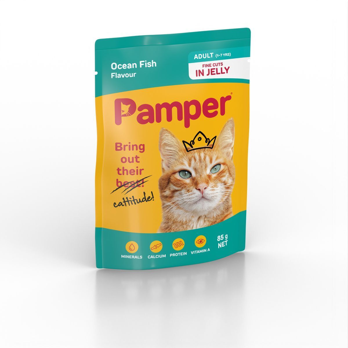PAMPER OCEAN FISH SACHET SINGLE (85G)