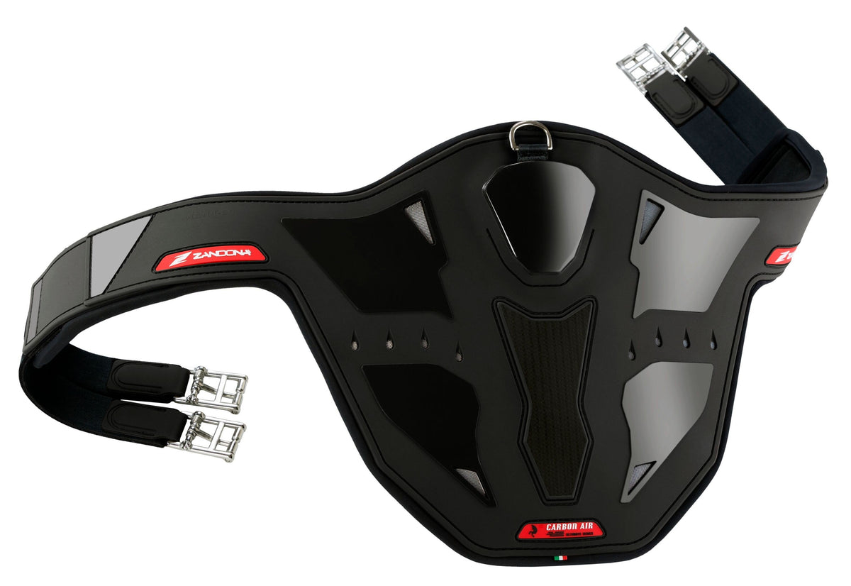 Zandona Carbon Air Stud Guard Girth Black