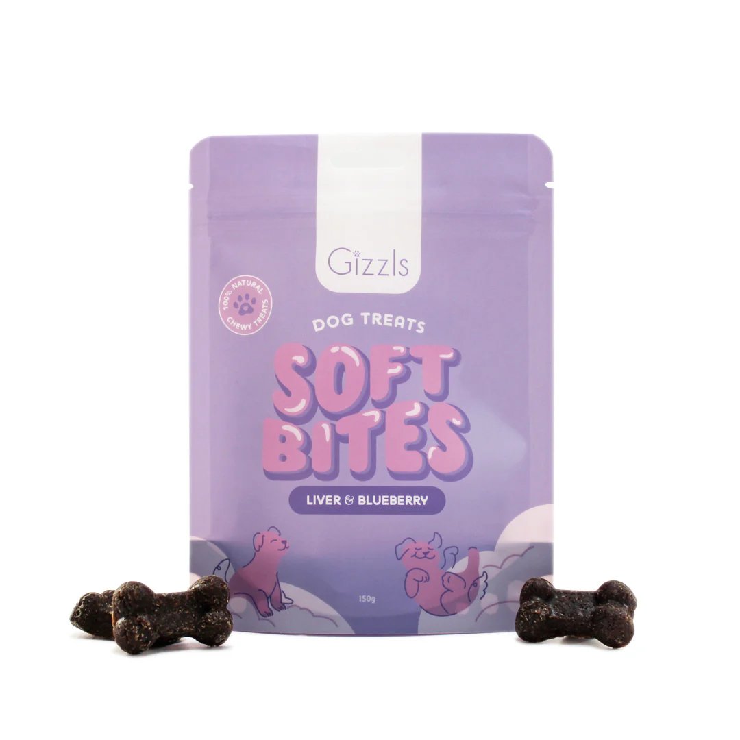 Gizzls Free Range Ostrich Liver & Blueberries 150g