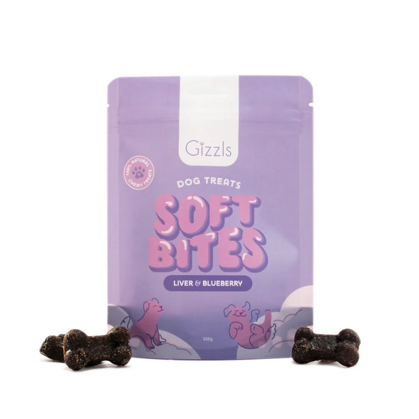 Gizzls Free Range Ostrich Liver & Blueberries 150g