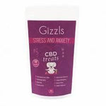 Gizzls Ostrich Cbd Treats 150g Large Dog.