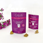 Gizzls Ostrich Cbd Treats 150g Large Dog.