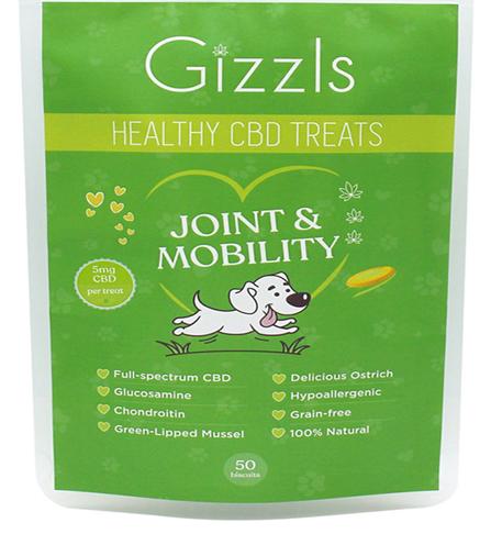 Gizzls Joint & Mobility Cbd Treats 150g Large Dogs.