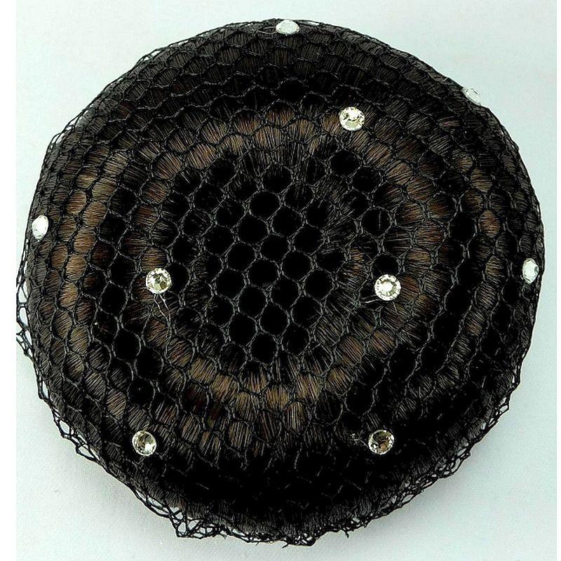 Showquest Bun Net With Crystals Black