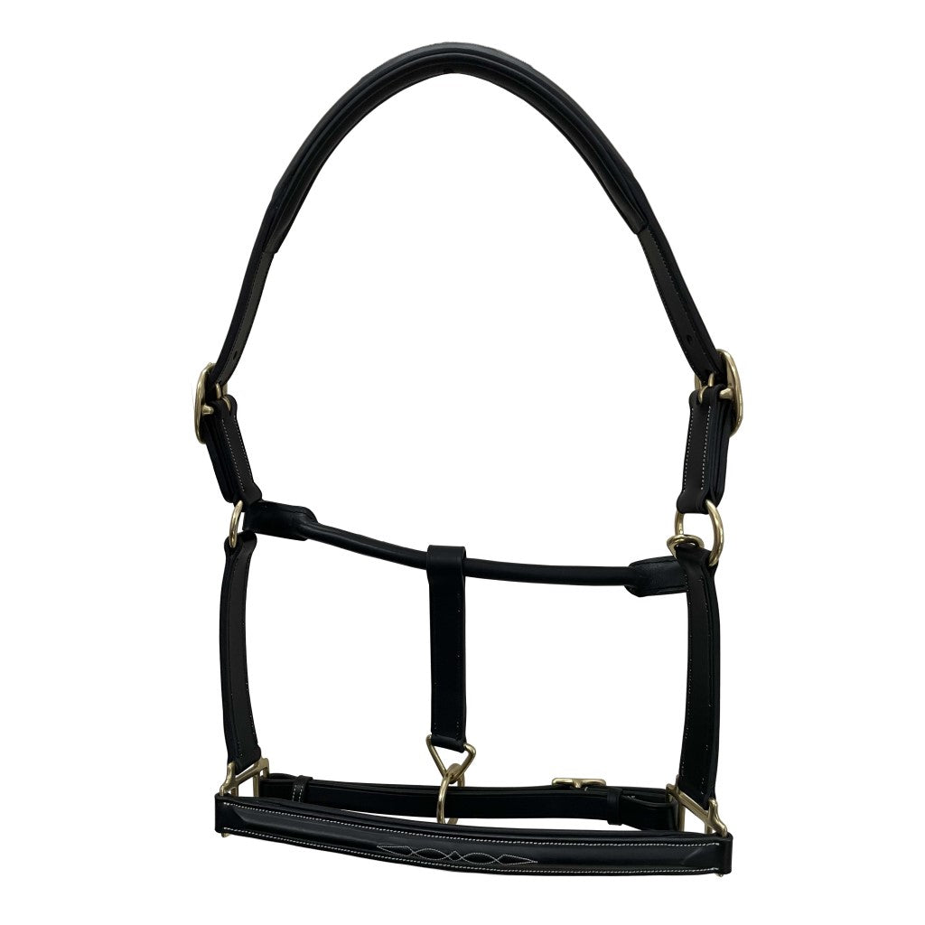 Indiana Fancy Stitch Halter Black