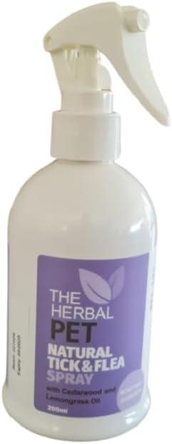 HERBAL NATURAL TICK & FLEA SPRAY 200ML