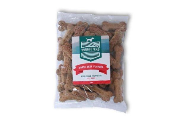 HOUNDSTEAD ROAST BEEF BISC 500G