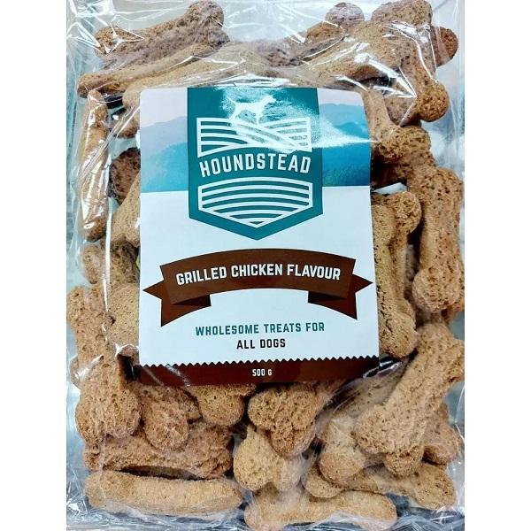 HOUNDSTEAD GRILLED CHICKEN BISCUITS 500G