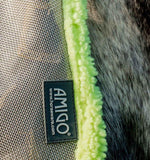 Amigo Fly Mask Silver/Lime