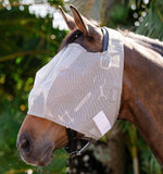 Amigo No Ears Fly Mask Silver/Grey