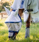 Rambo Fly Mask Silver/Navy