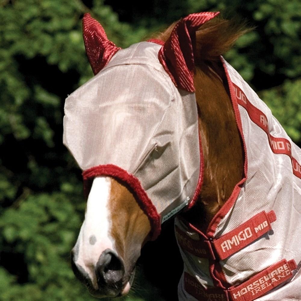 AMIGO PONY FLY MASK RED