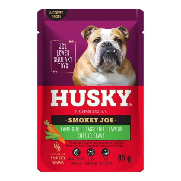 Husky Lamb Pouch 85g each