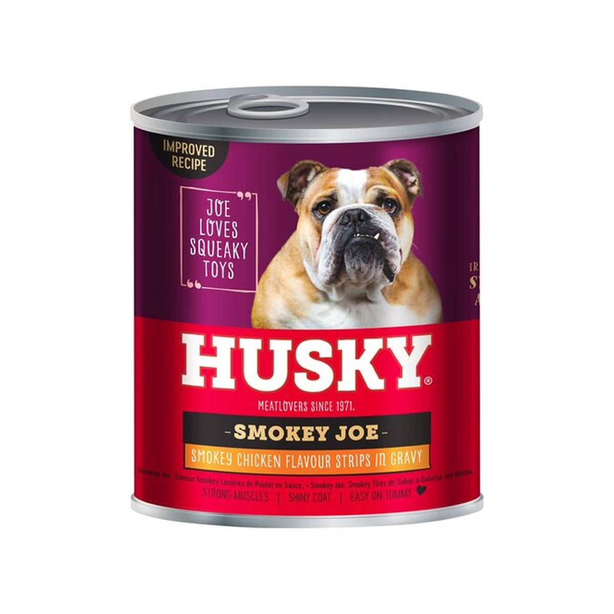 HUSKY SMOKEY JOE CHICKEN STRIPS 385G